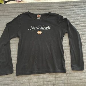 Harley Davidson size XL Black long sleeve tee